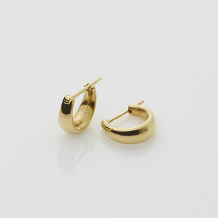 K18YG Hoop earrings | GIGI for JOHN SMEDLEY